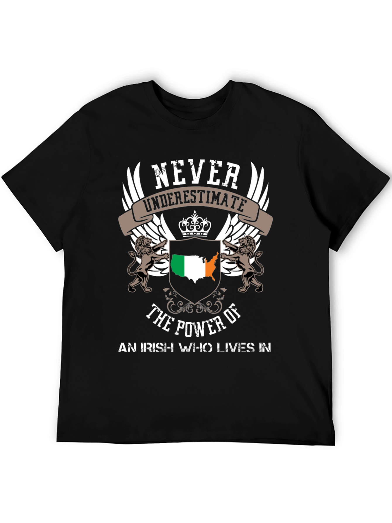 Irish American Pride T-Shirt - Never Underestimate