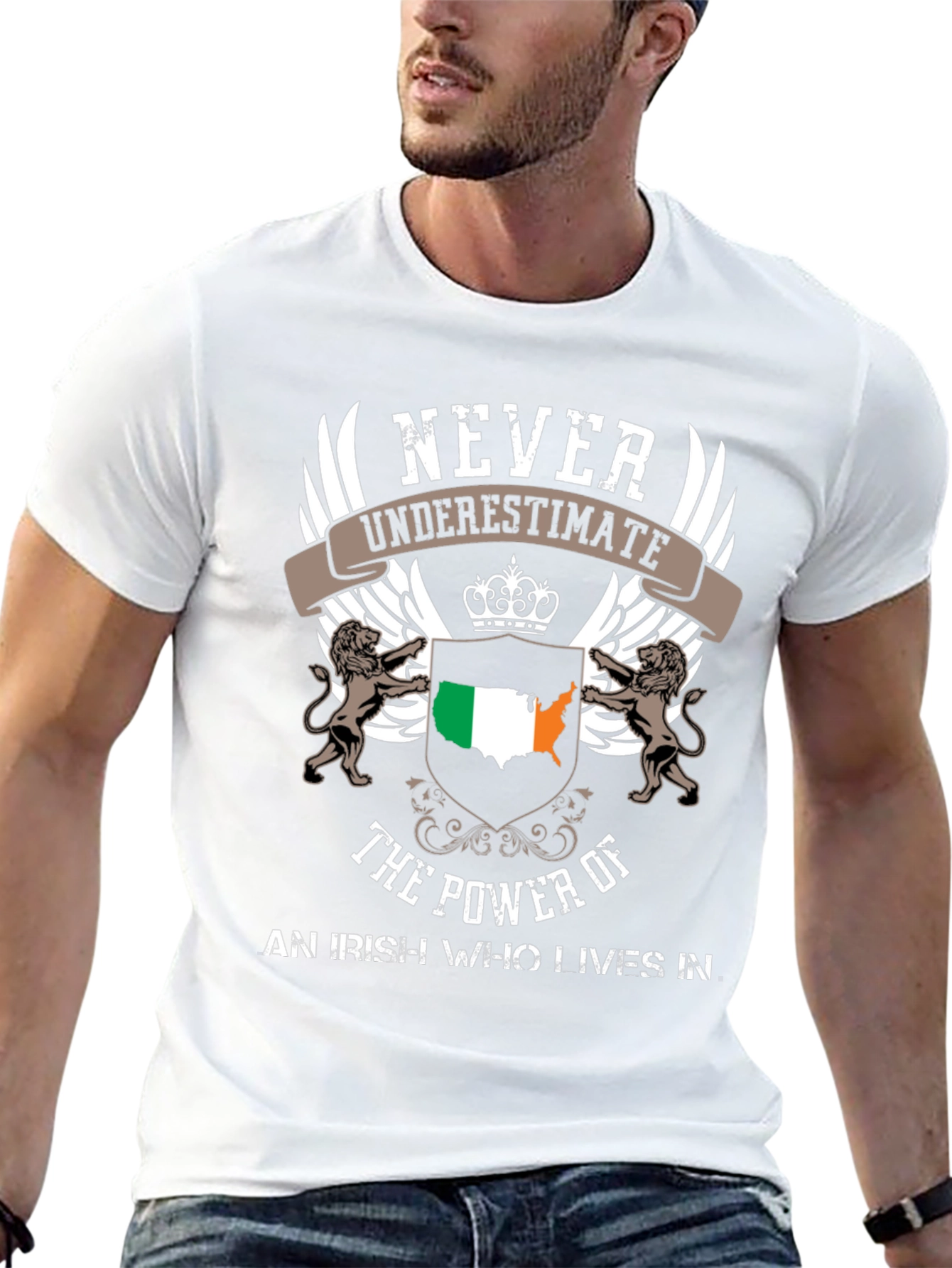 Irish American Pride T-Shirt - Never Underestimate
