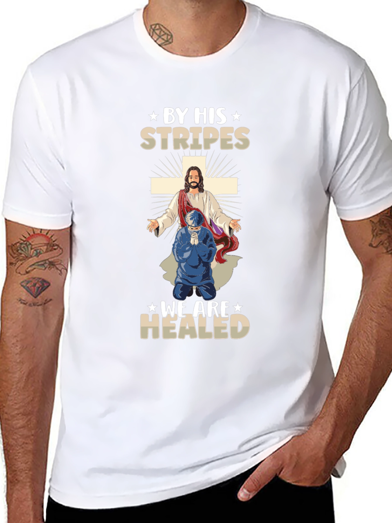 By His Stripes We Are Healed T-Shirt
