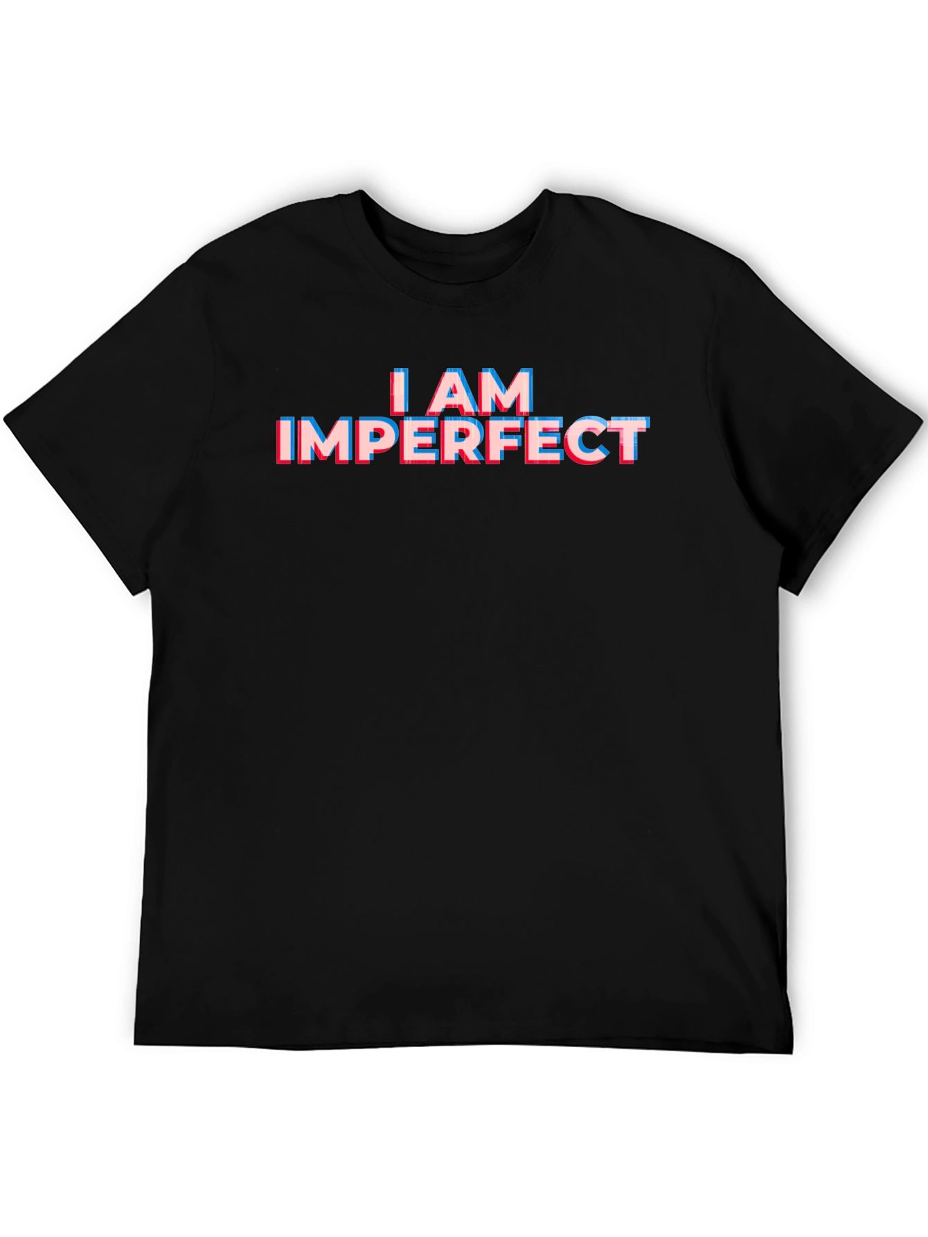 Imperfect Statement Graphic Tee - Black