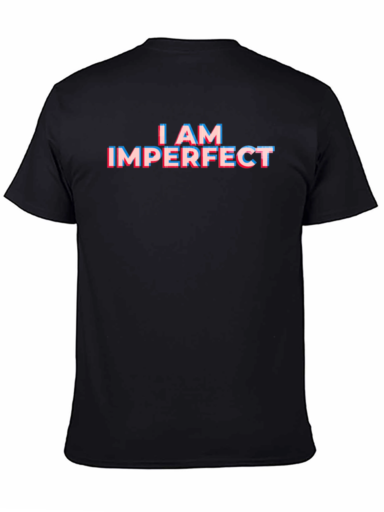 Imperfect Statement Graphic Tee - Black