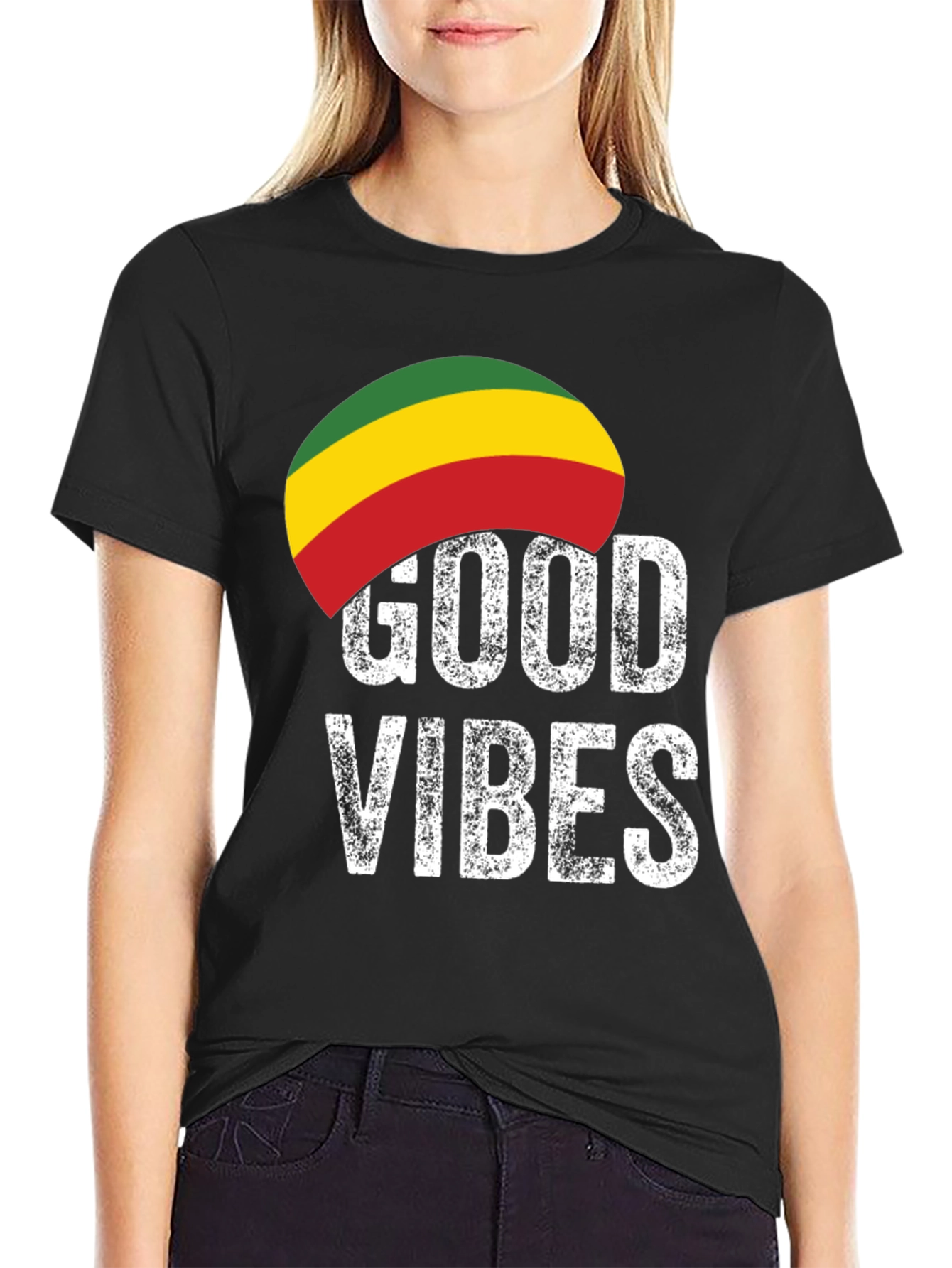 Good Vibes Rasta T-Shirt - Reggae Inspired Tee