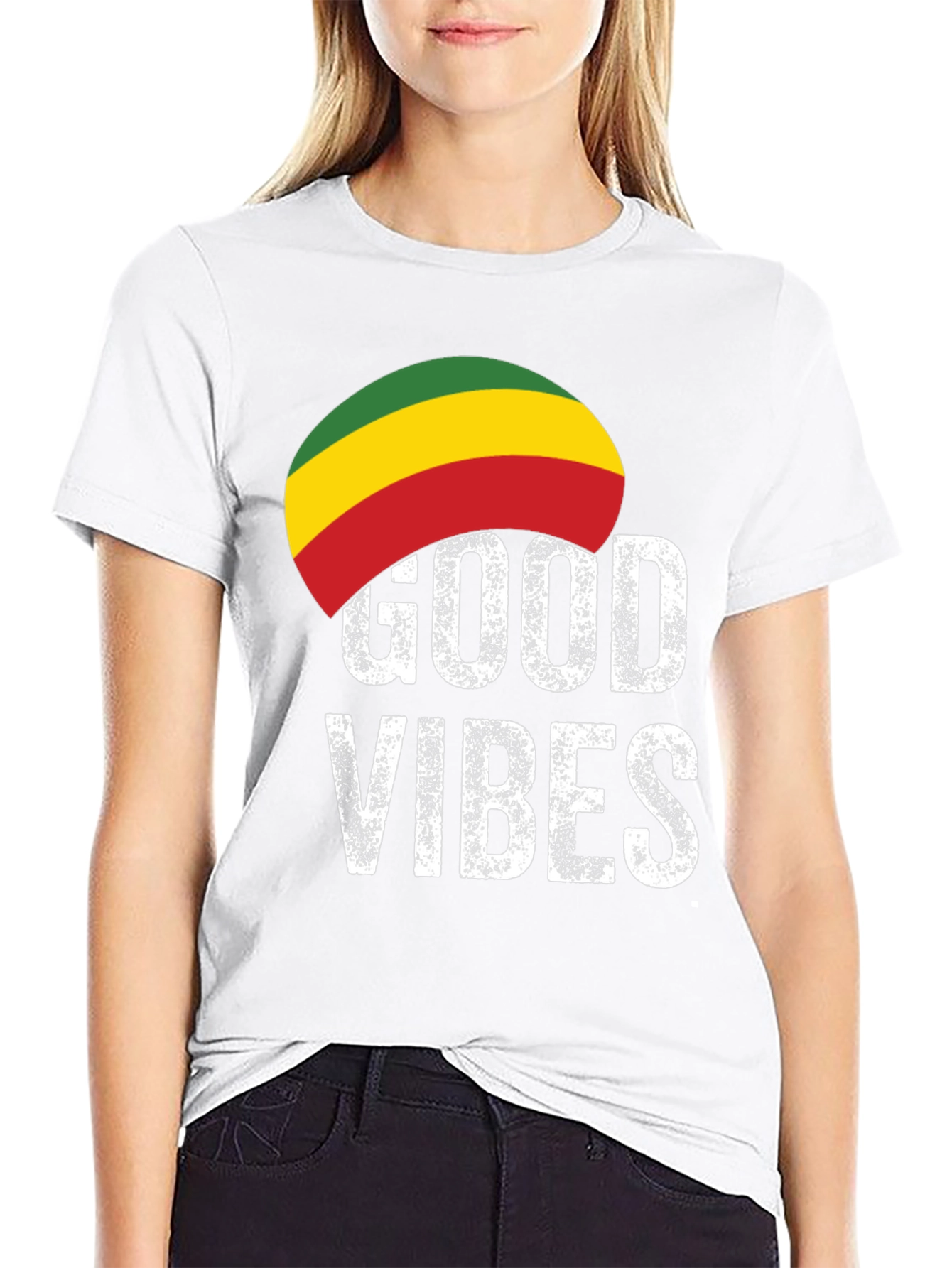 Good Vibes Rasta T-Shirt - Reggae Inspired Tee