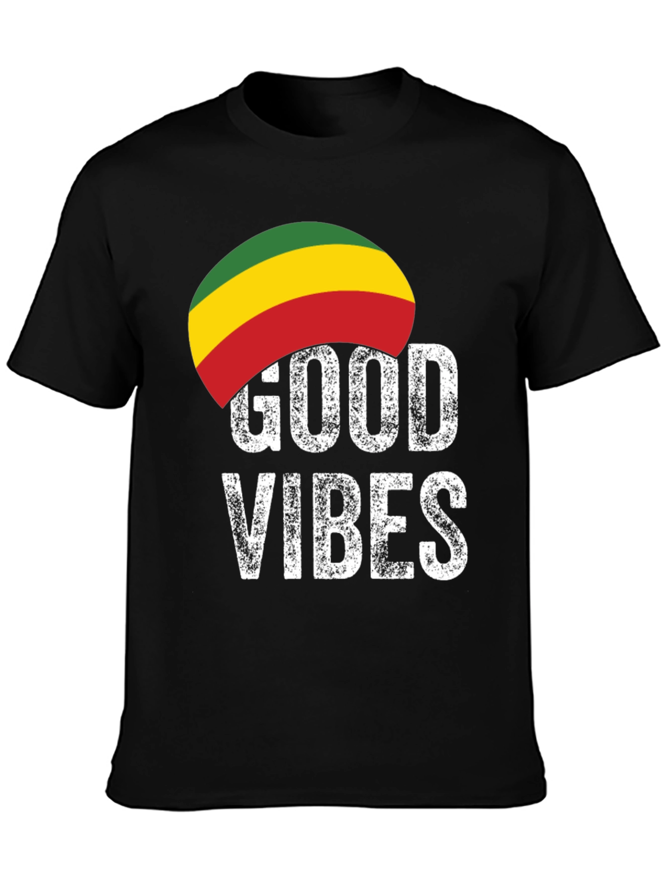Good Vibes Rasta T-Shirt - Reggae Inspired Tee