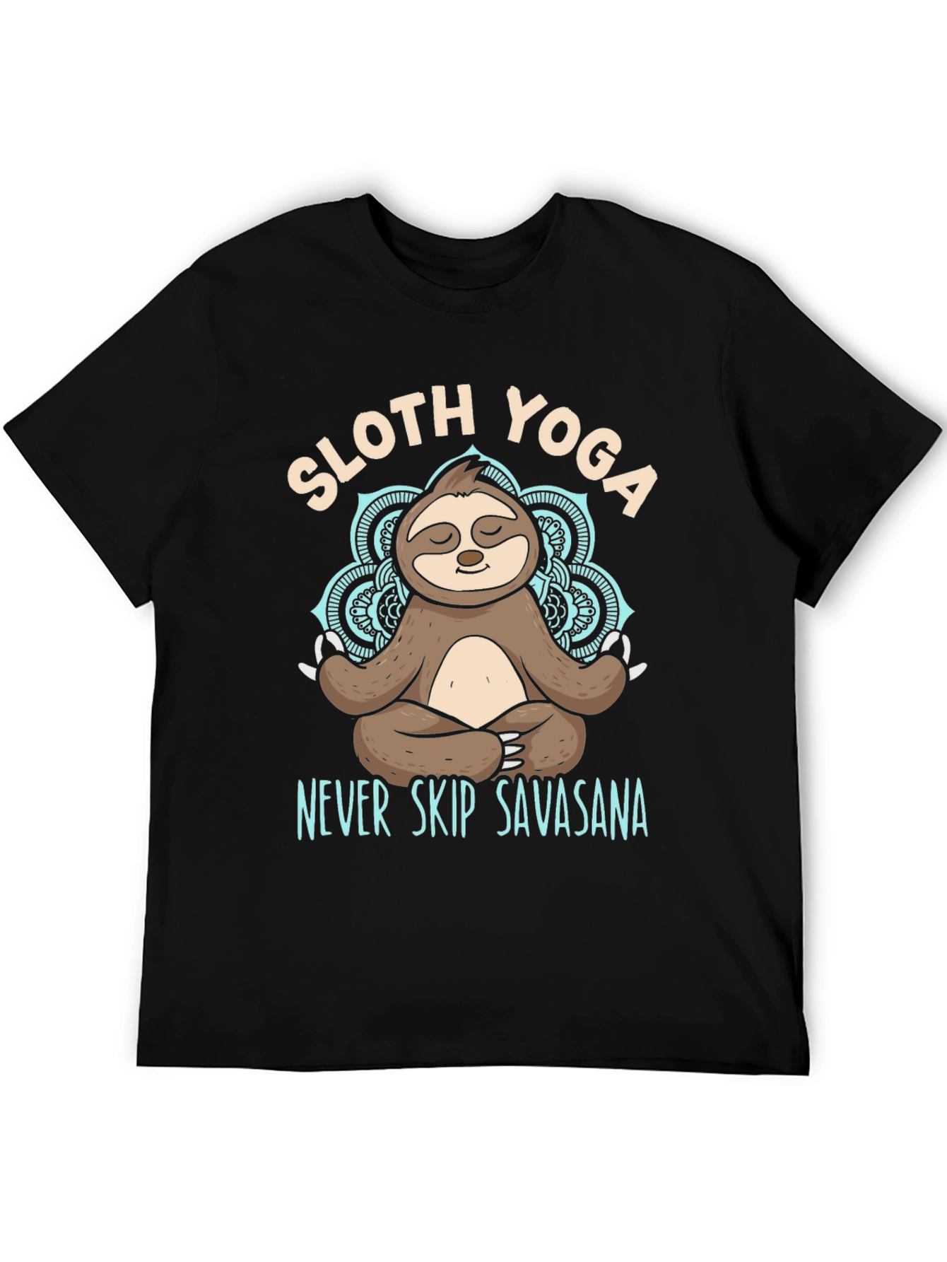 Sloth Yoga T-Shirt - Never Skip Savasana