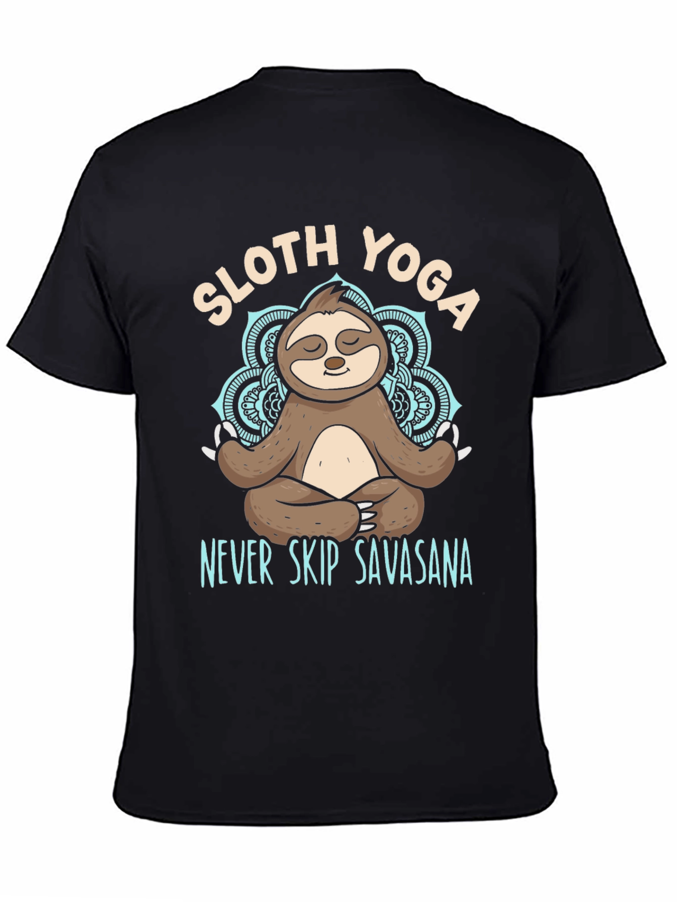 Sloth Yoga T-Shirt - Never Skip Savasana