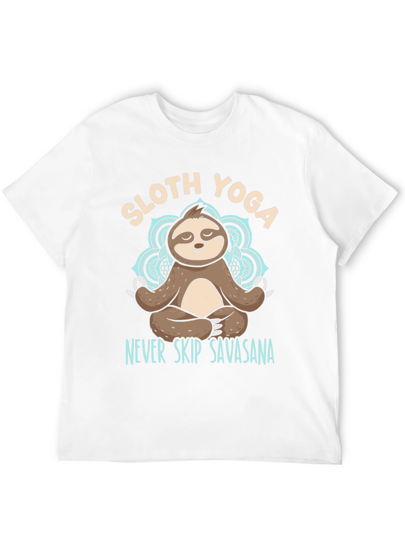 Sloth Yoga T-Shirt - Never Skip Savasana
