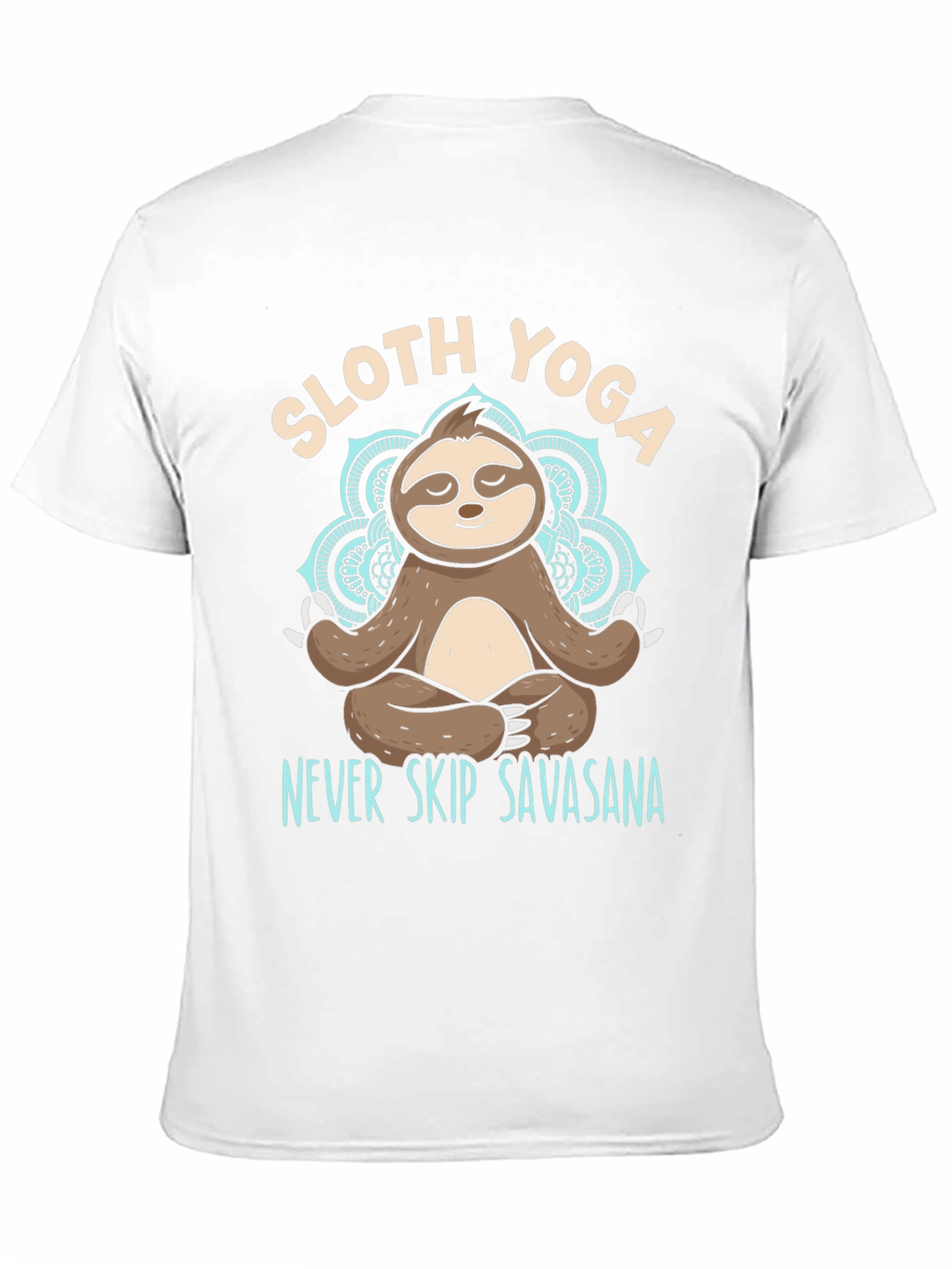 Sloth Yoga T-Shirt - Never Skip Savasana