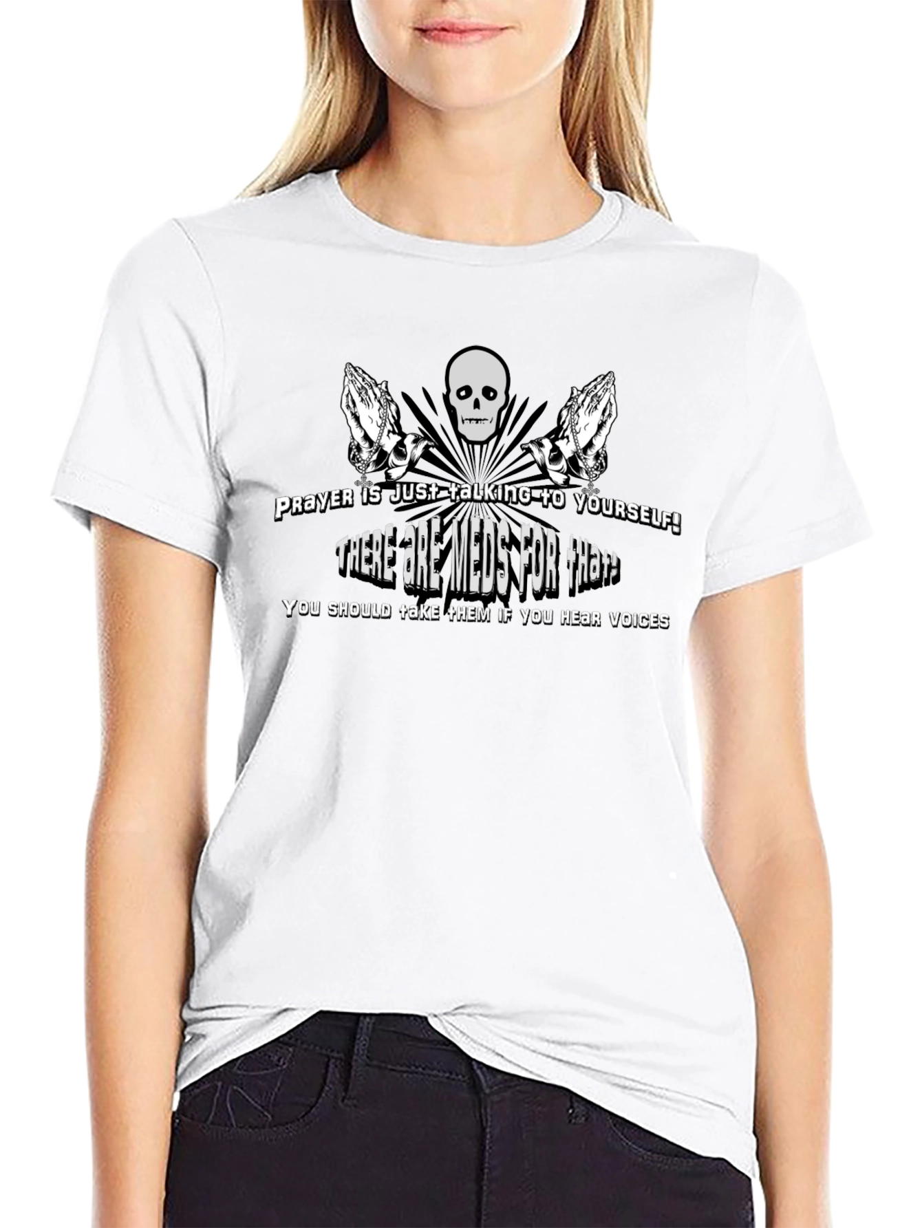 Humorous Prayer & Mental Health T-Shirt