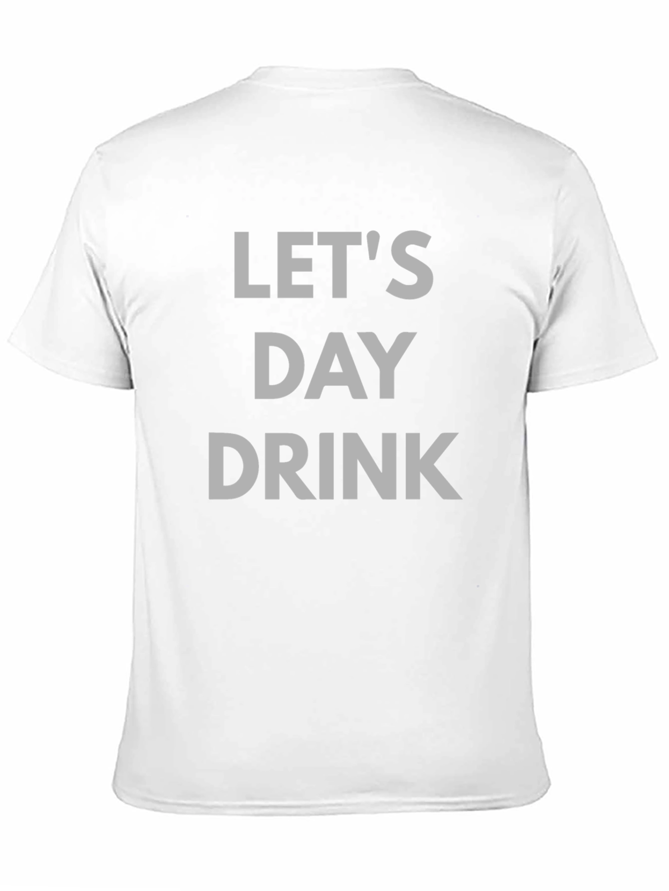 Lets Day Drink Graphic Tee - Black Cotton T-Shirt