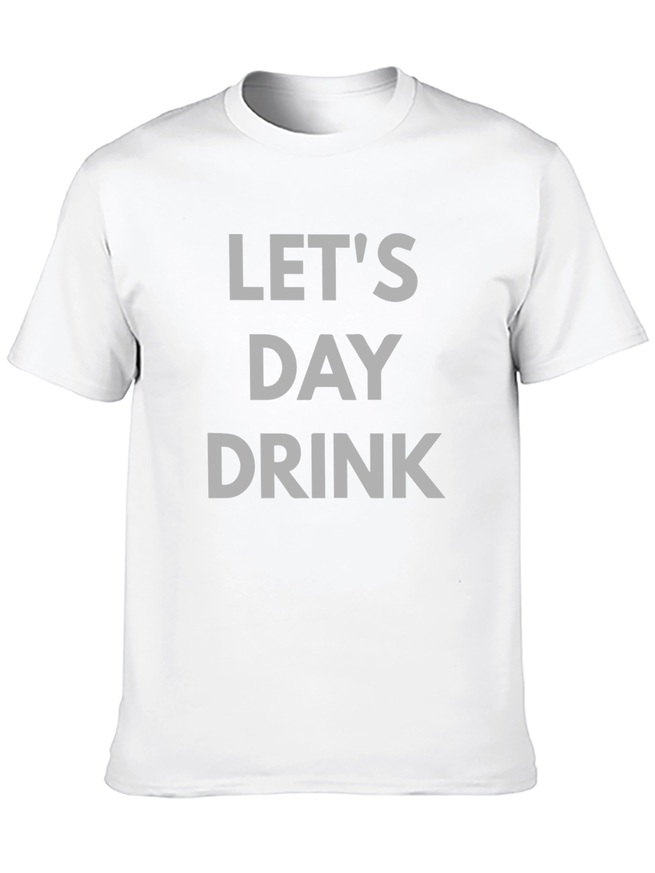 Lets Day Drink Graphic Tee - Black Cotton T-Shirt