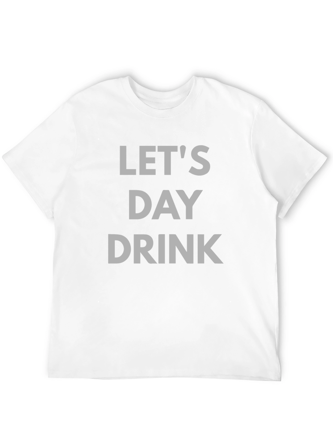 Lets Day Drink Graphic Tee - Black Cotton T-Shirt