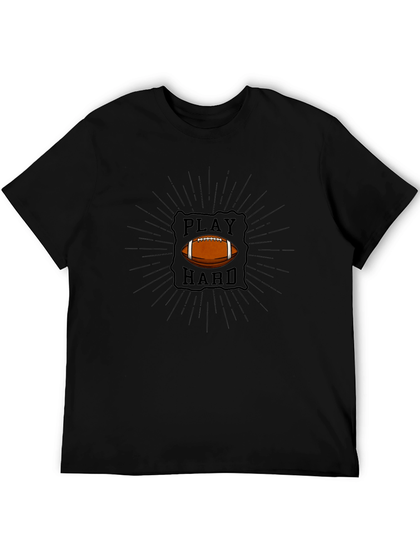 Play Hard Football Graphic T-Shirt