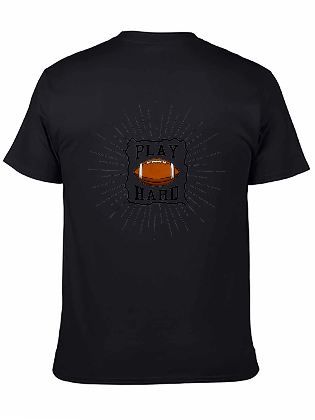 Play Hard Football Graphic T-Shirt