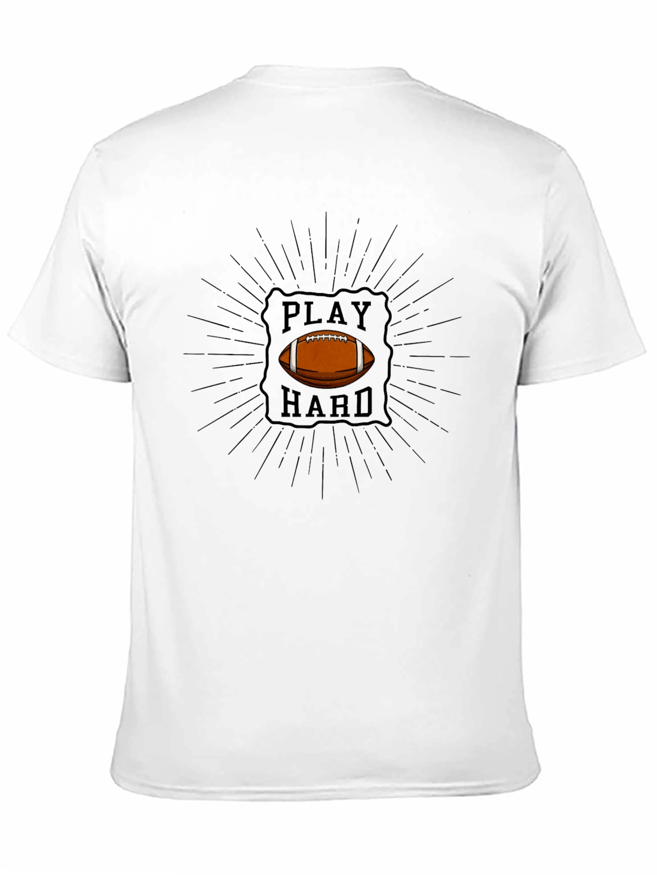 Play Hard Football Graphic T-Shirt