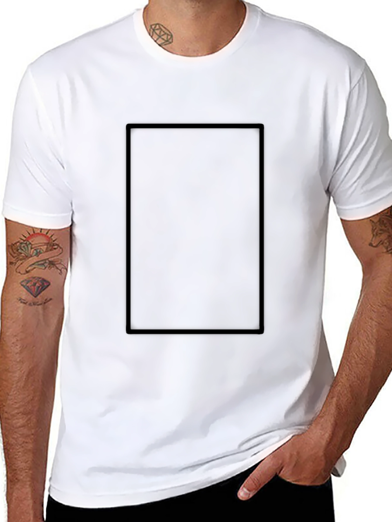 Classic Black Crew Neck T-Shirt
