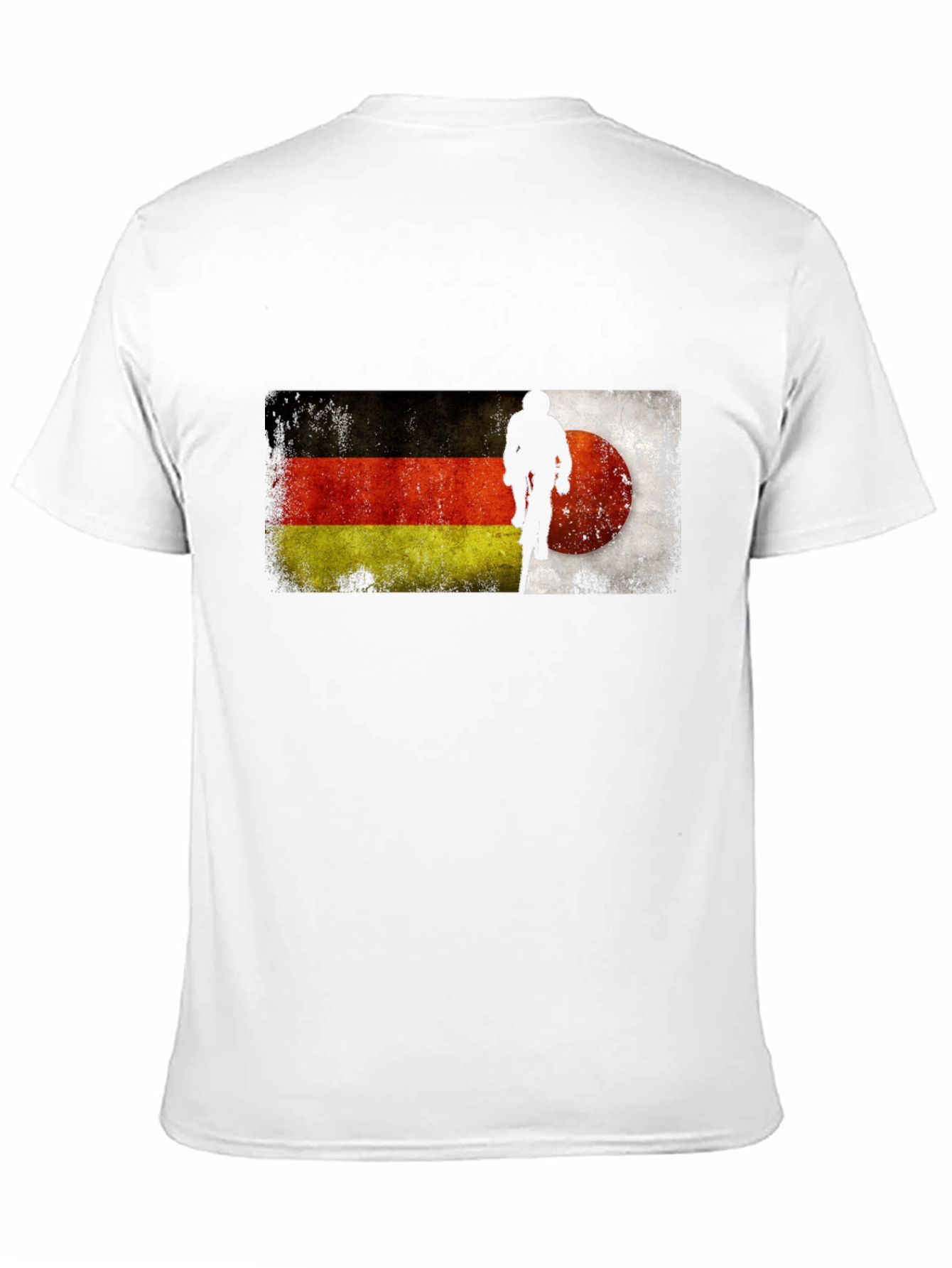 German Flag Mountain Biker Graphic T-Shirt