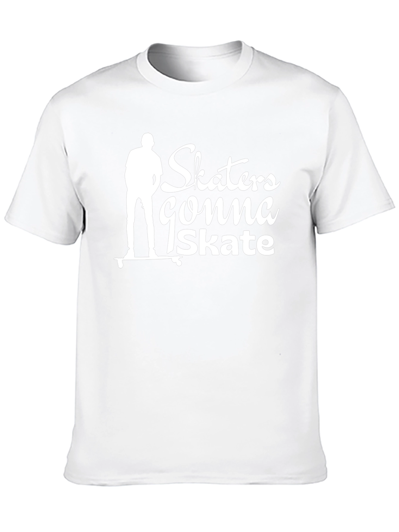 Skaters Gonna Skate Black Graphic Tee