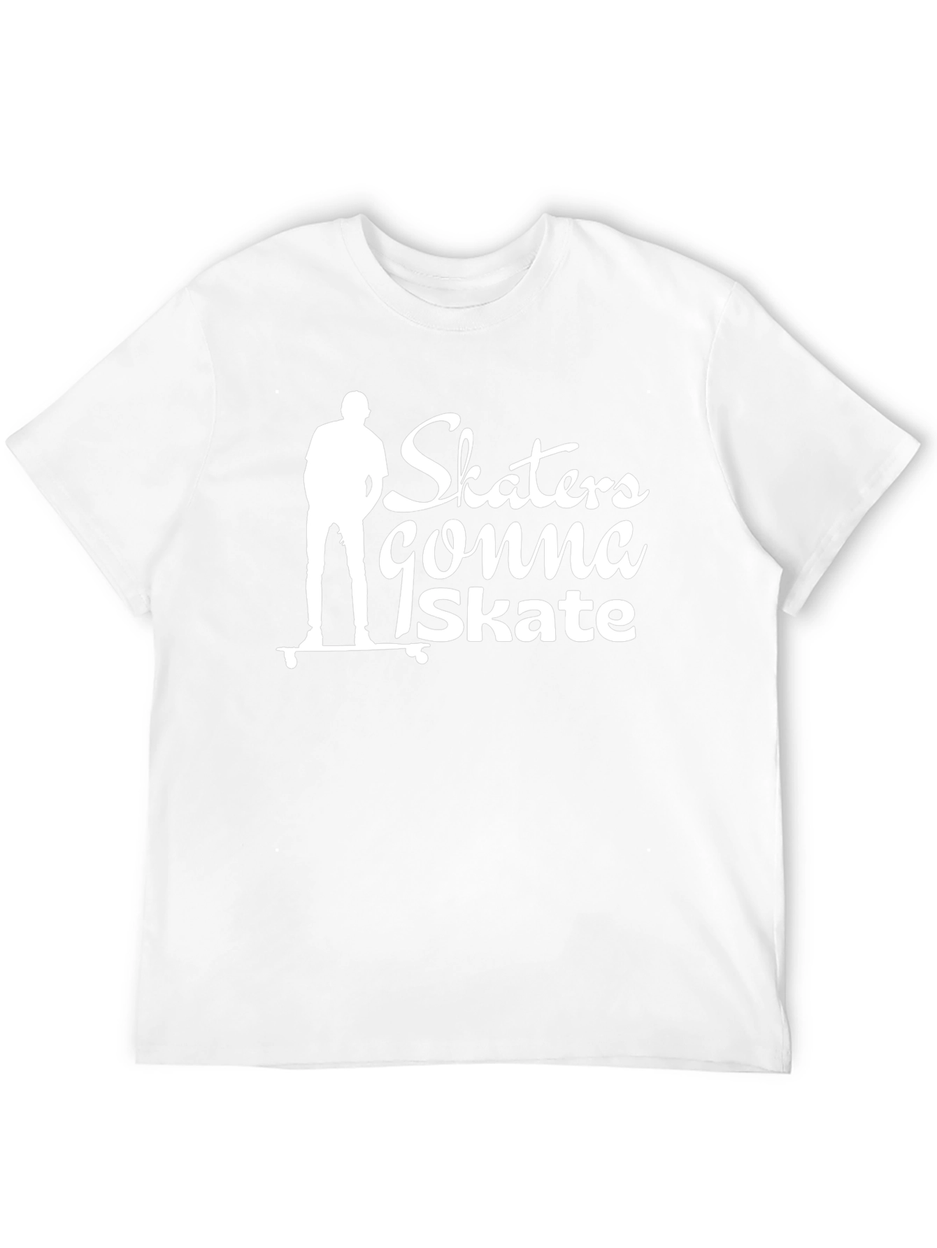 Skaters Gonna Skate Black Graphic Tee