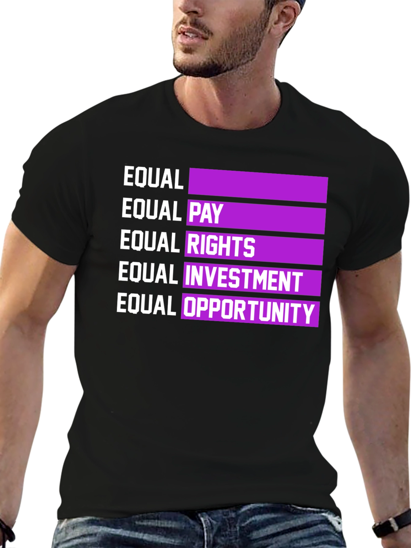 Equality Advocate Tee - Equal Pay Rights Opportunity