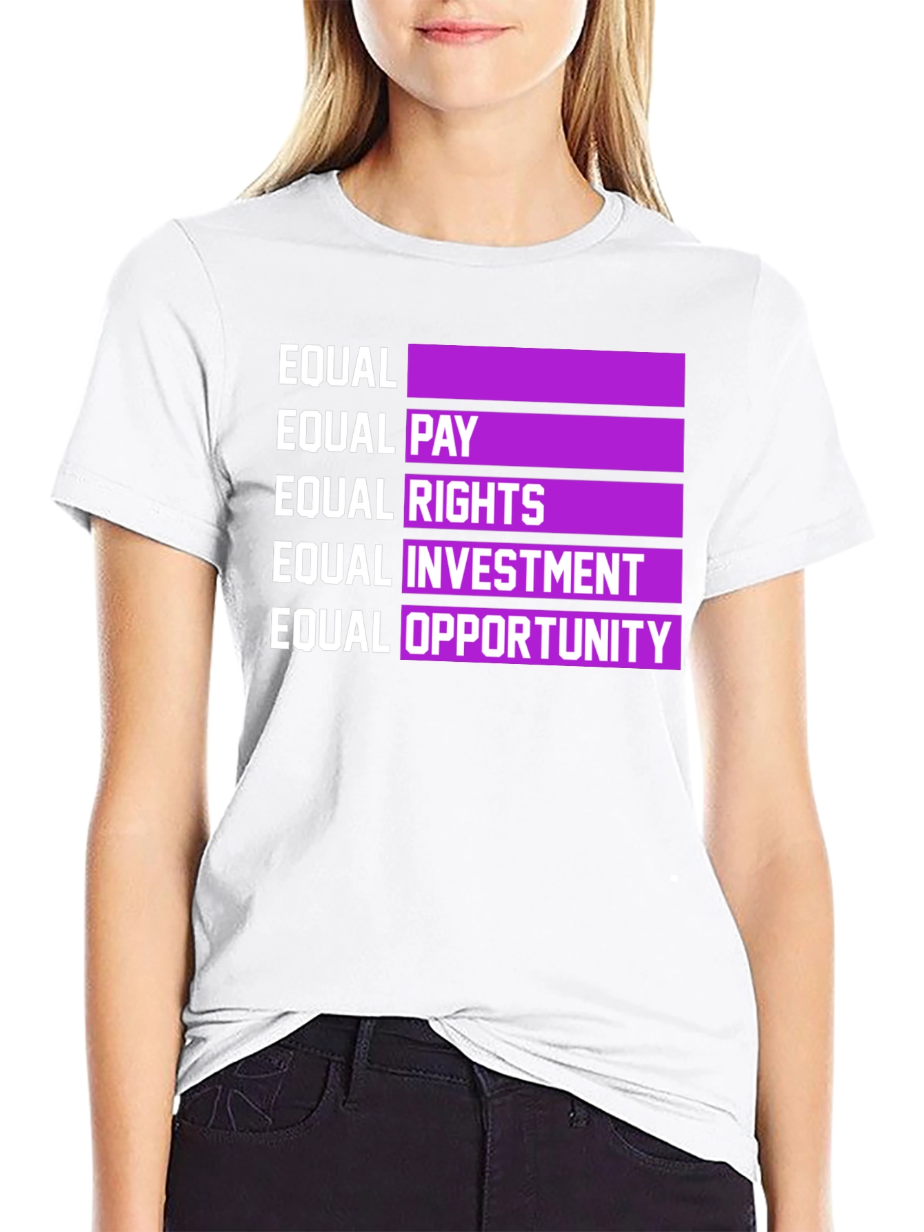 Equality Advocate Tee - Equal Pay Rights Opportunity