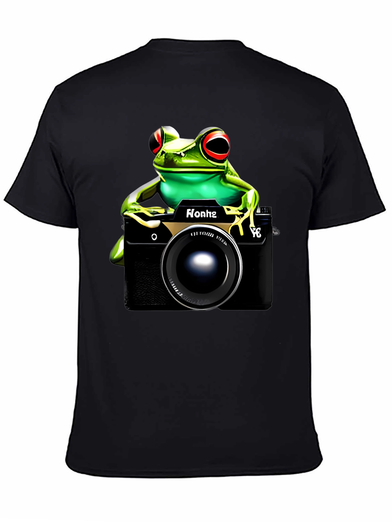 Frog on Camera Graphic Tee