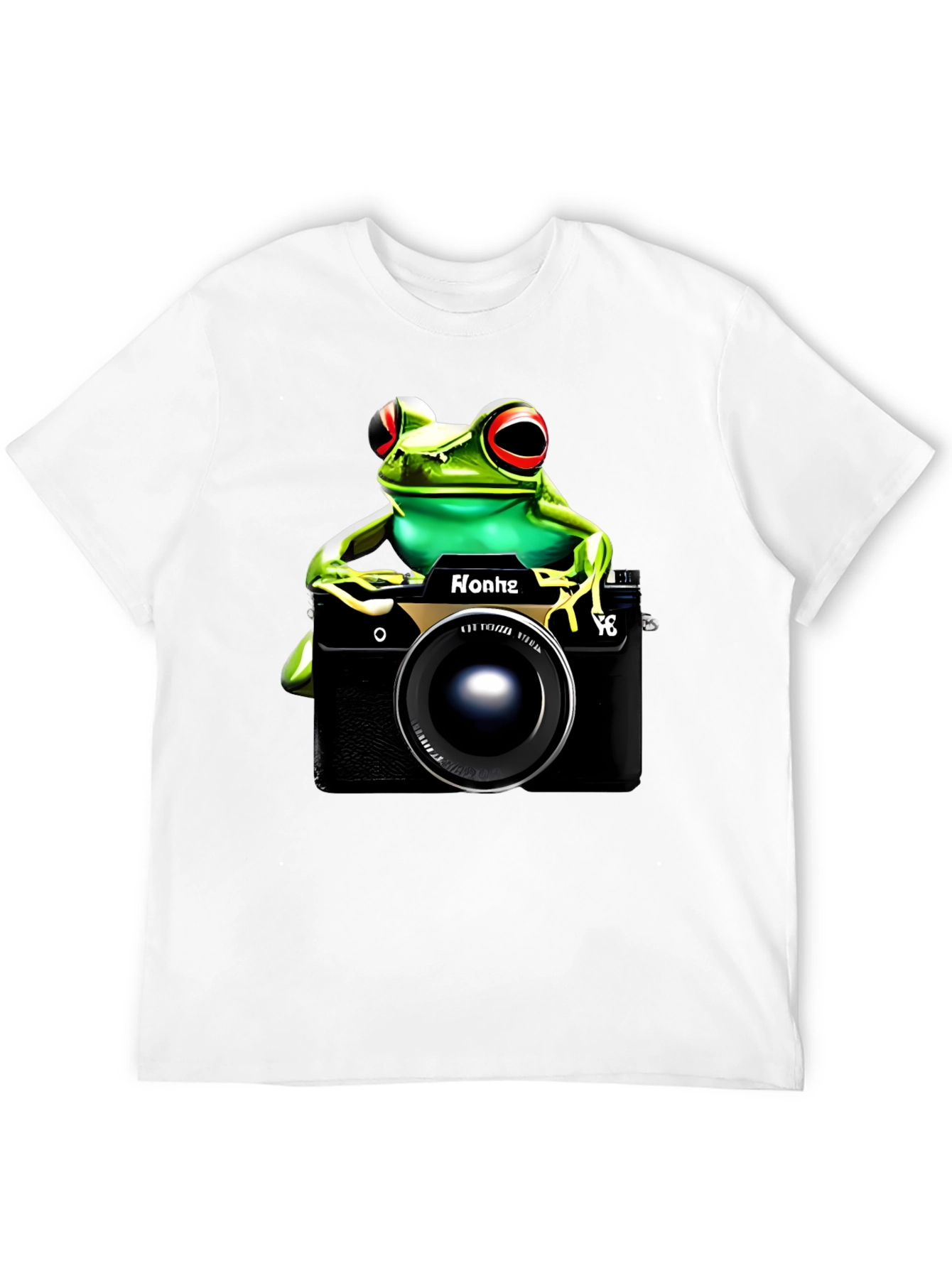 Frog on Camera Graphic Tee