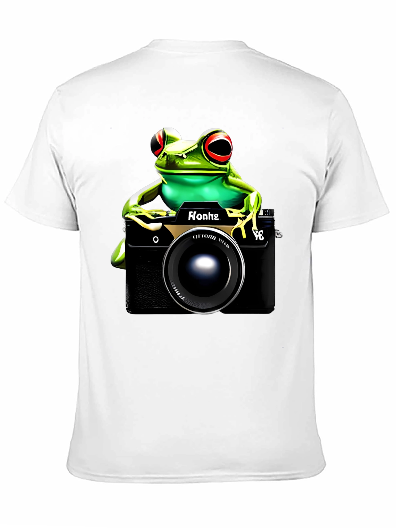 Frog on Camera Graphic Tee