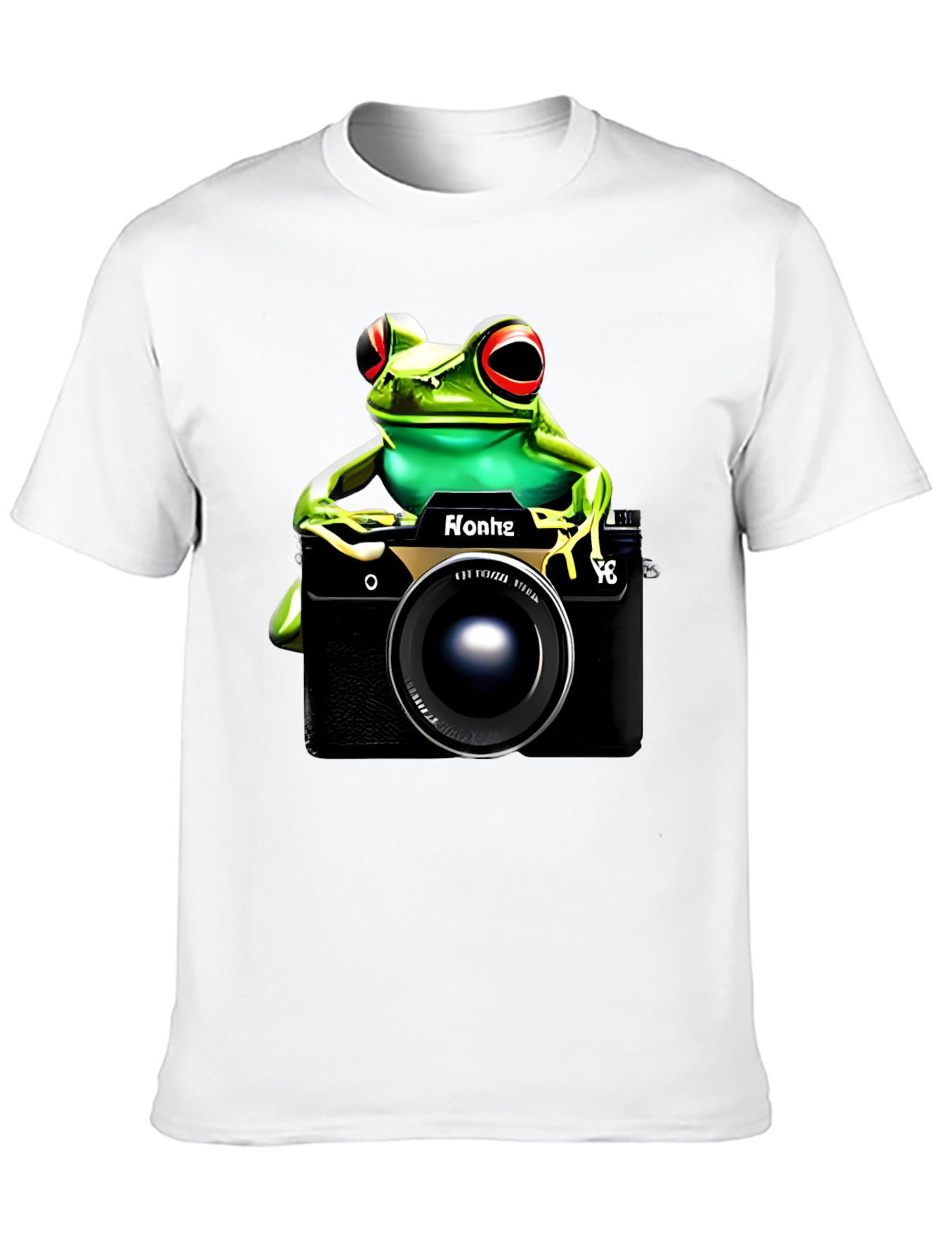 Frog on Camera Graphic Tee
