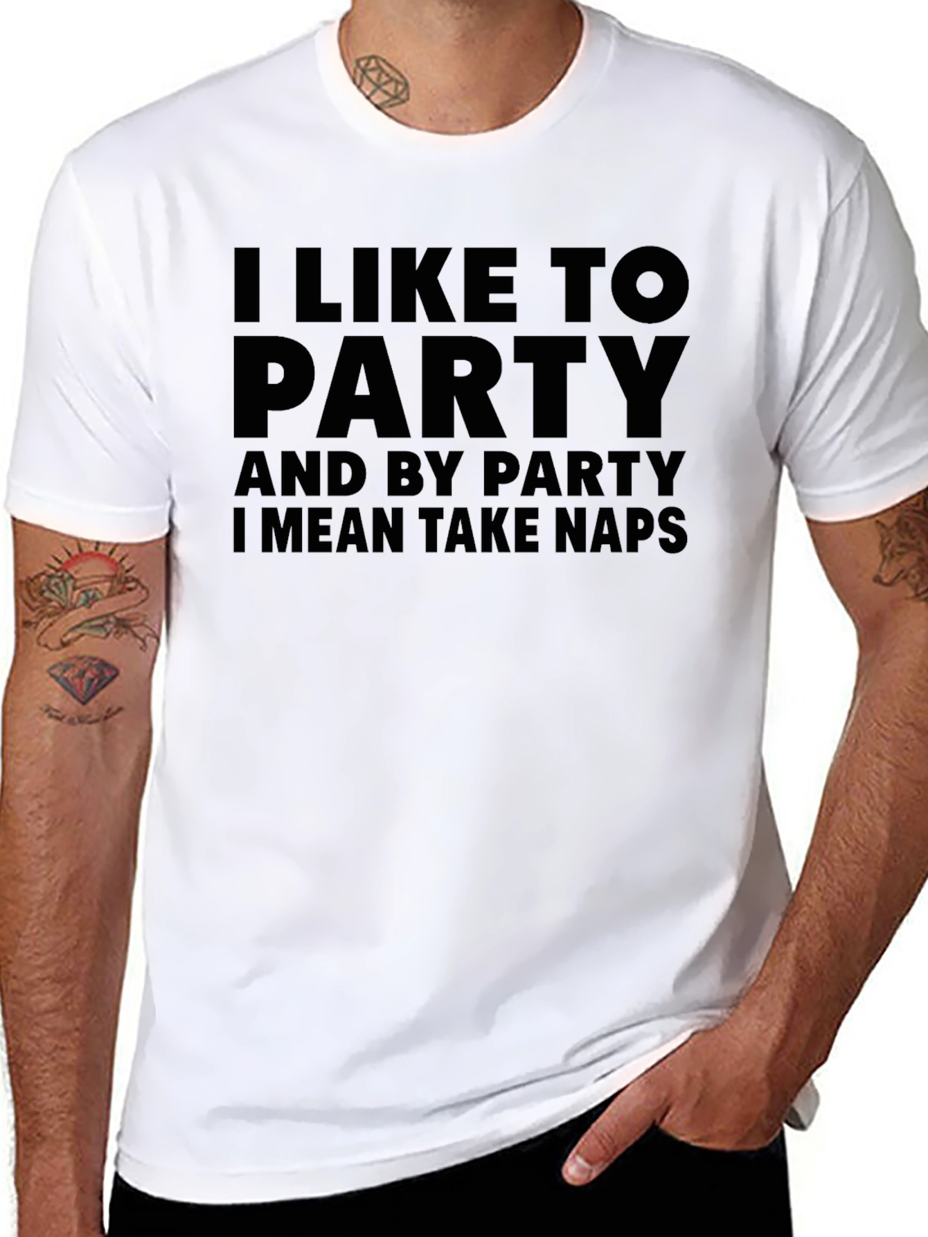 Funny I Like to Party Naps T-Shirt