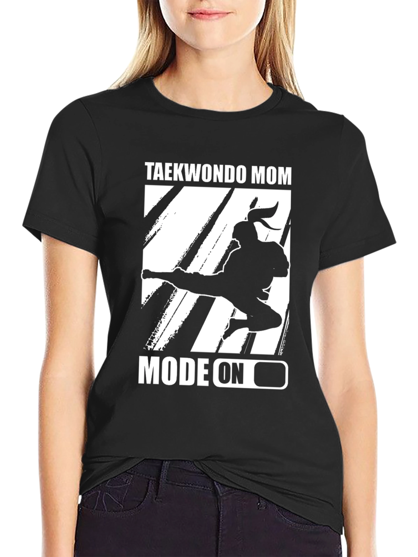 Taekwondo Mom Mode On Graphic T-Shirt