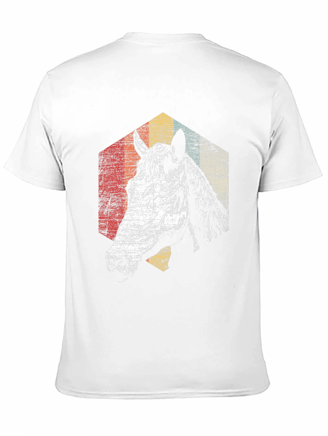 Retro Horse Graphic T-Shirt - Black