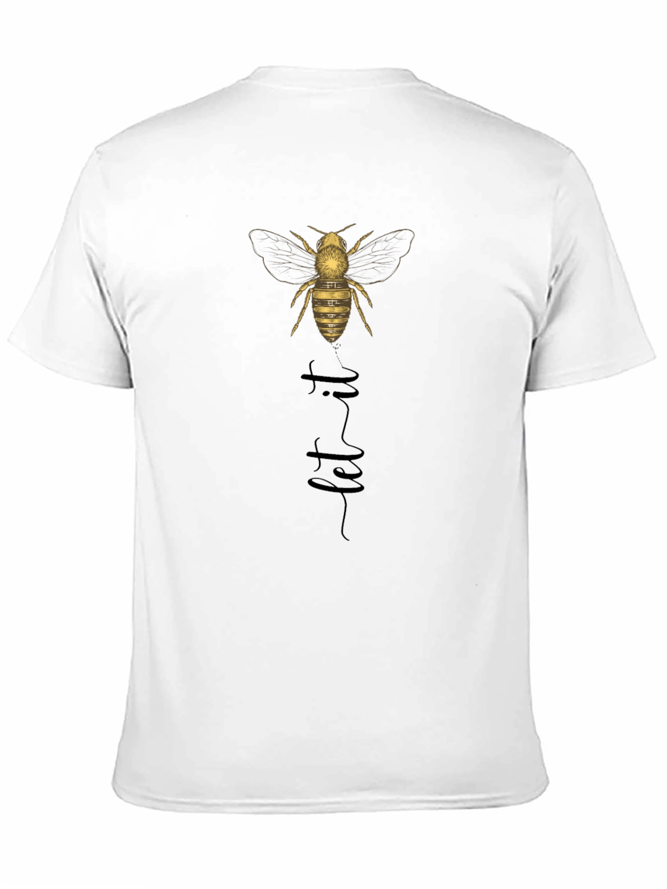 Let it Bee Graphic Tee - Black