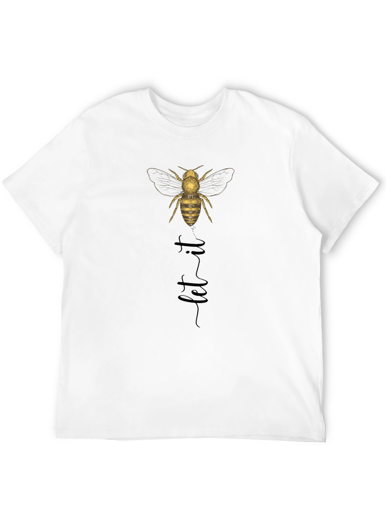 Let it Bee Graphic Tee - Black