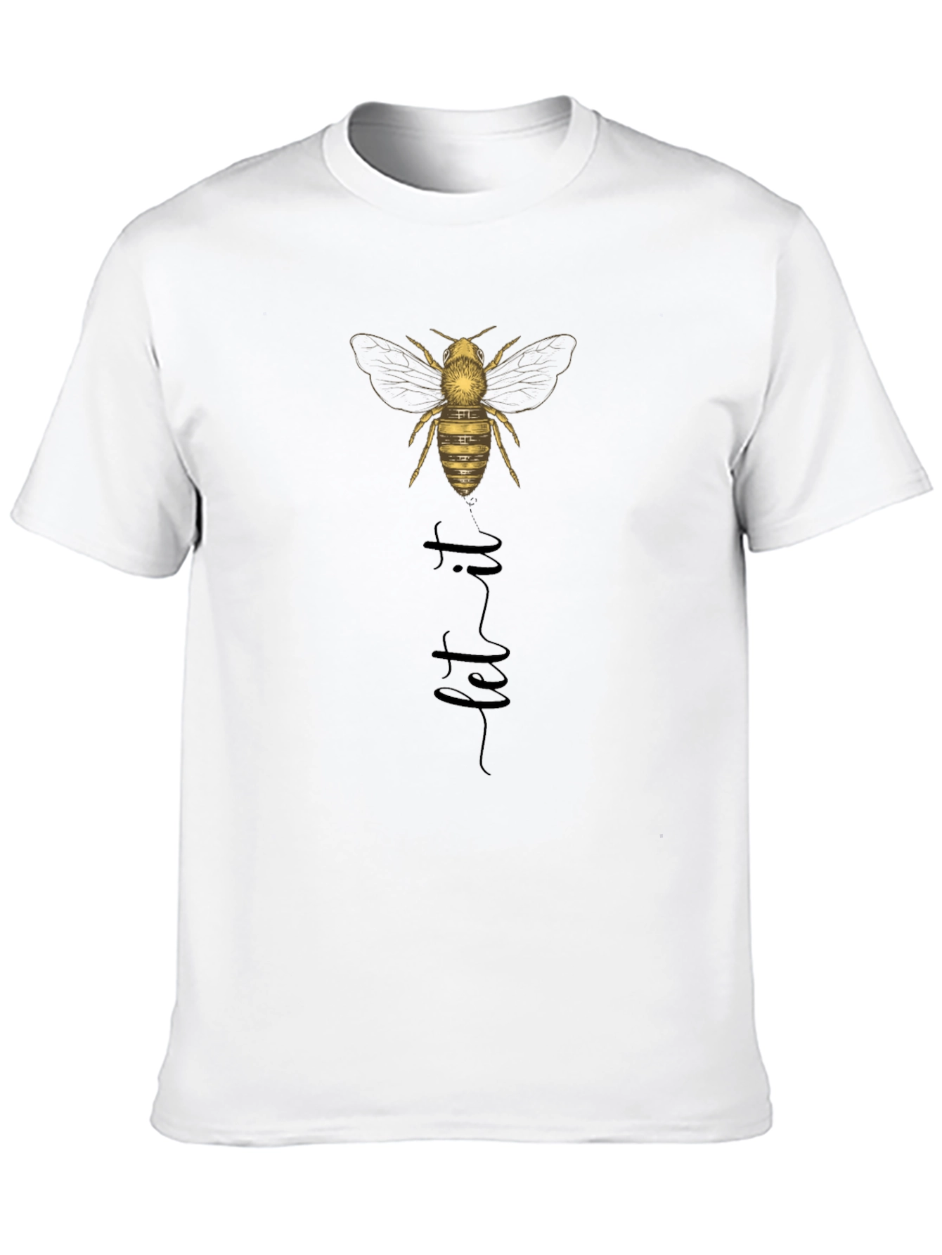 Let it Bee Graphic Tee - Black