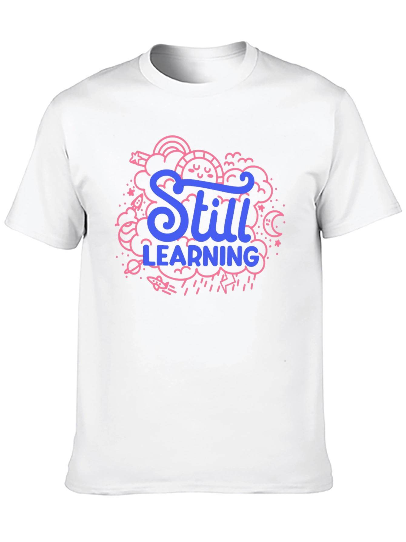 Still Learning Graphic Tee - Black