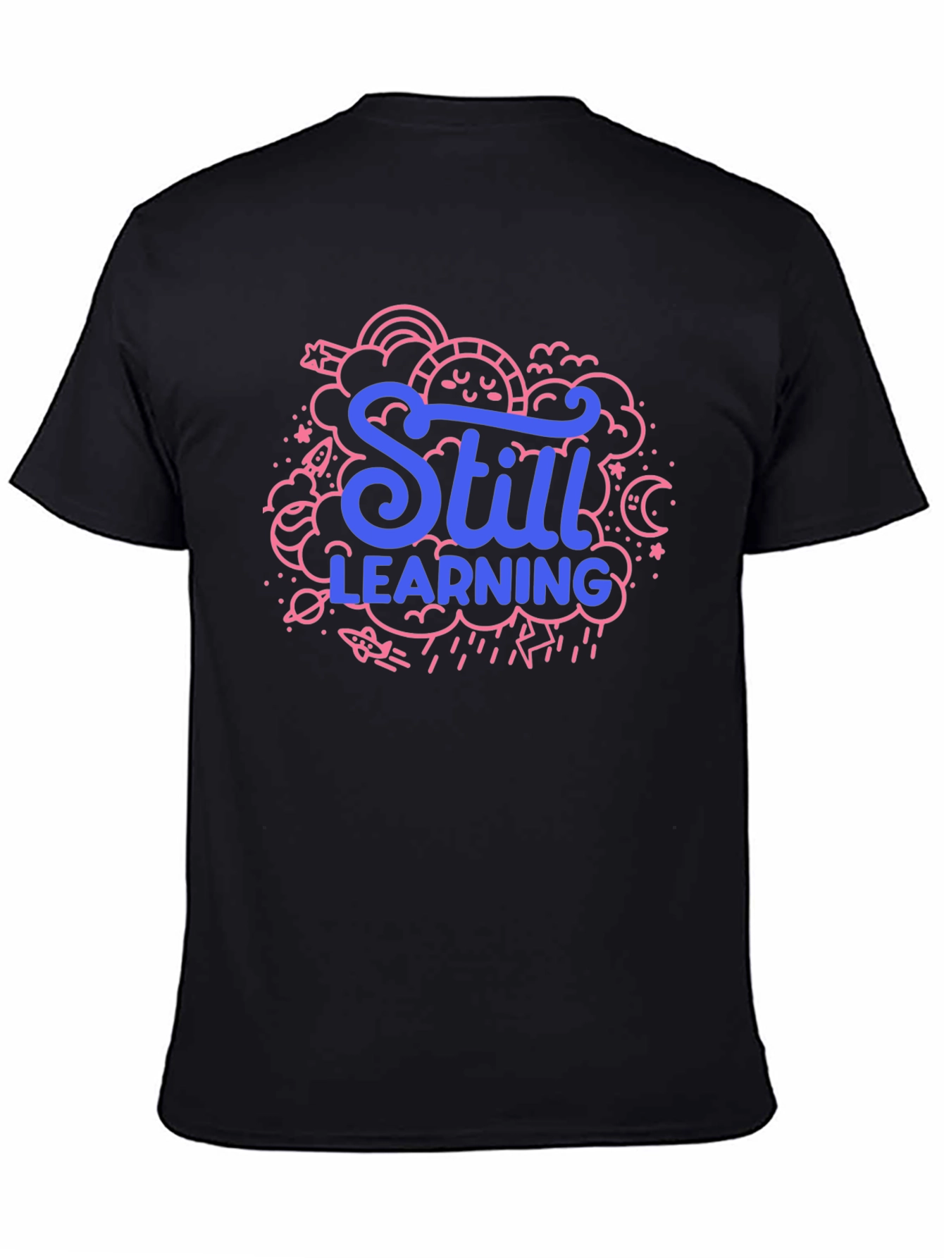 Still Learning Graphic Tee - Black