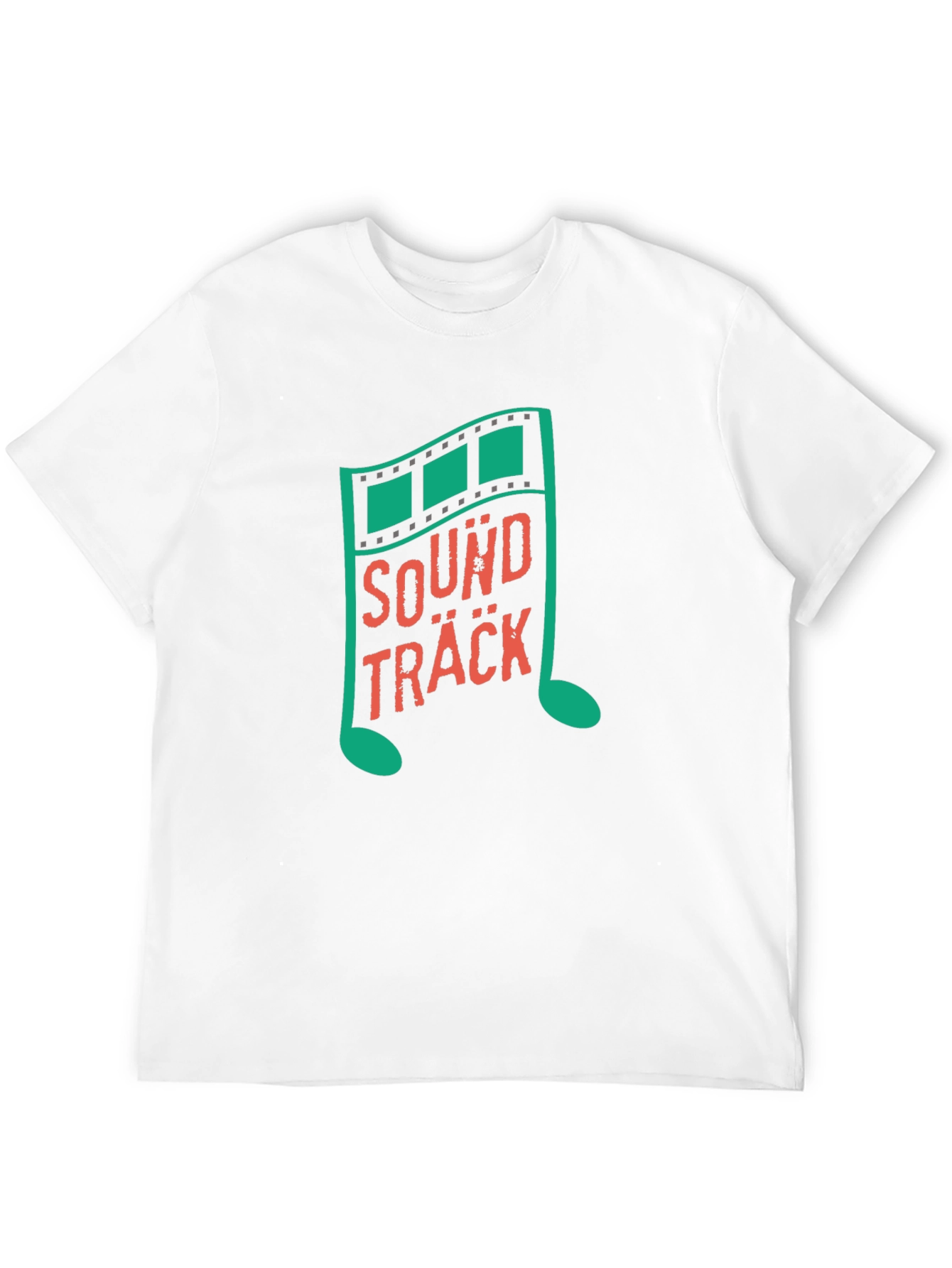 Soundtrack Music Note Graphic Tee - Trendy Black T-Shirt