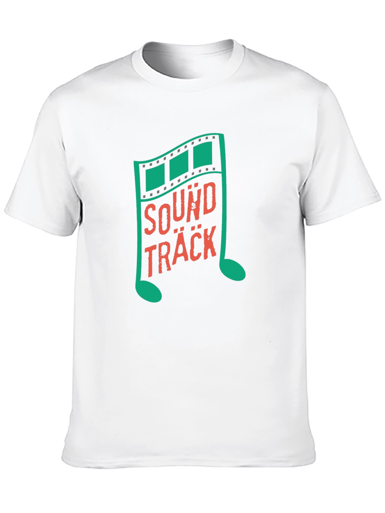 Soundtrack Music Note Graphic Tee - Trendy Black T-Shirt
