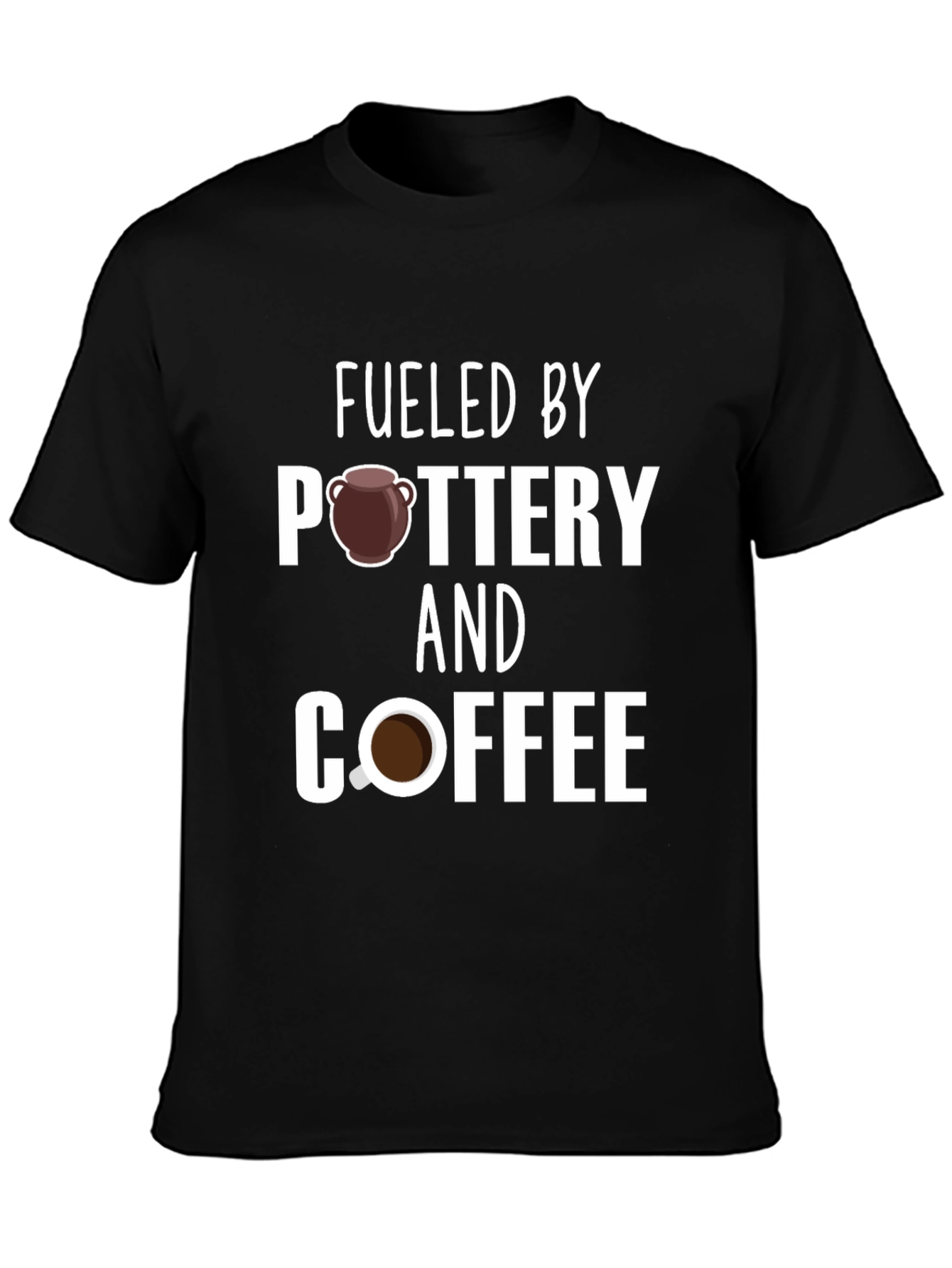 Fueled by Pottery and Coffee T-Shirt