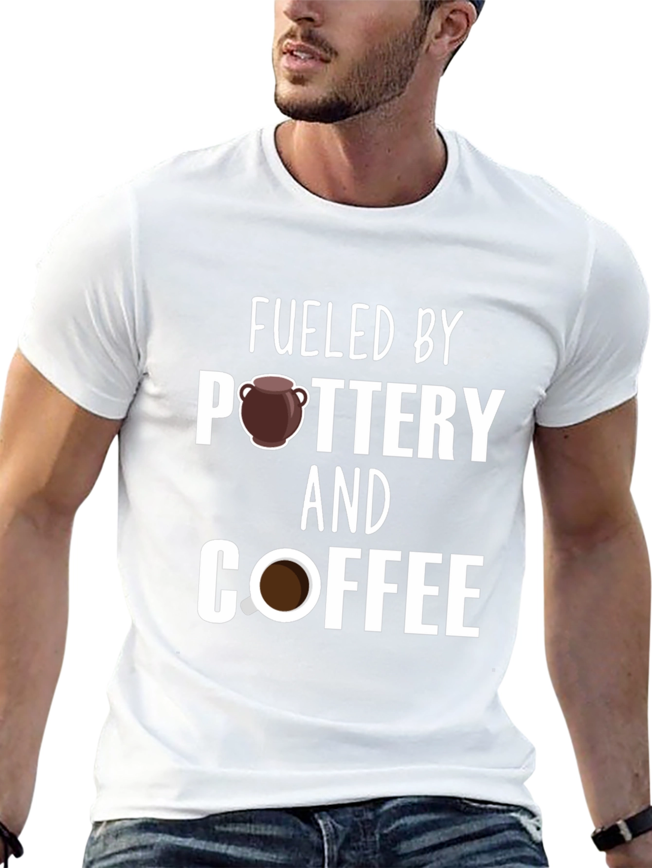 Fueled by Pottery and Coffee T-Shirt