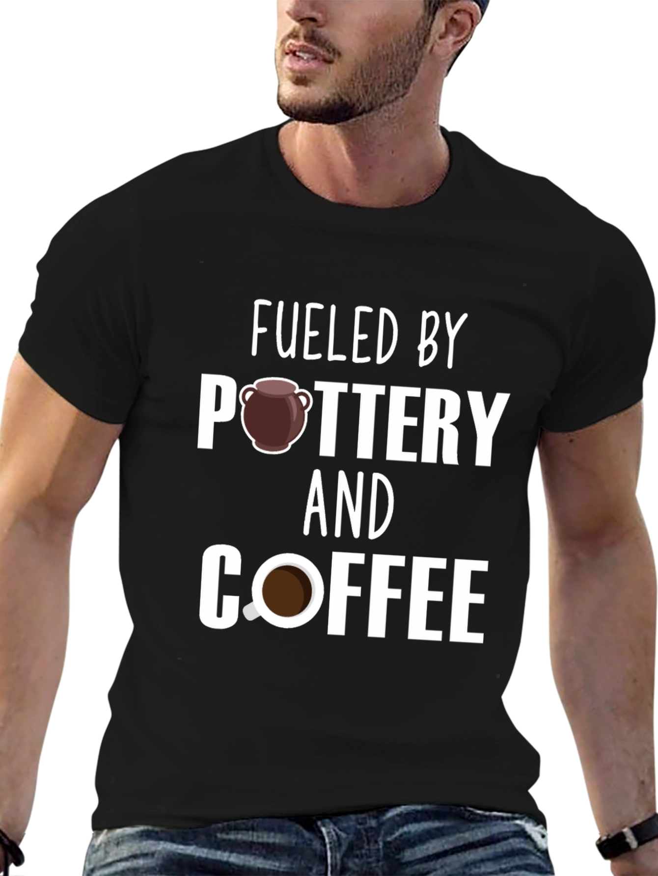Fueled by Pottery and Coffee T-Shirt