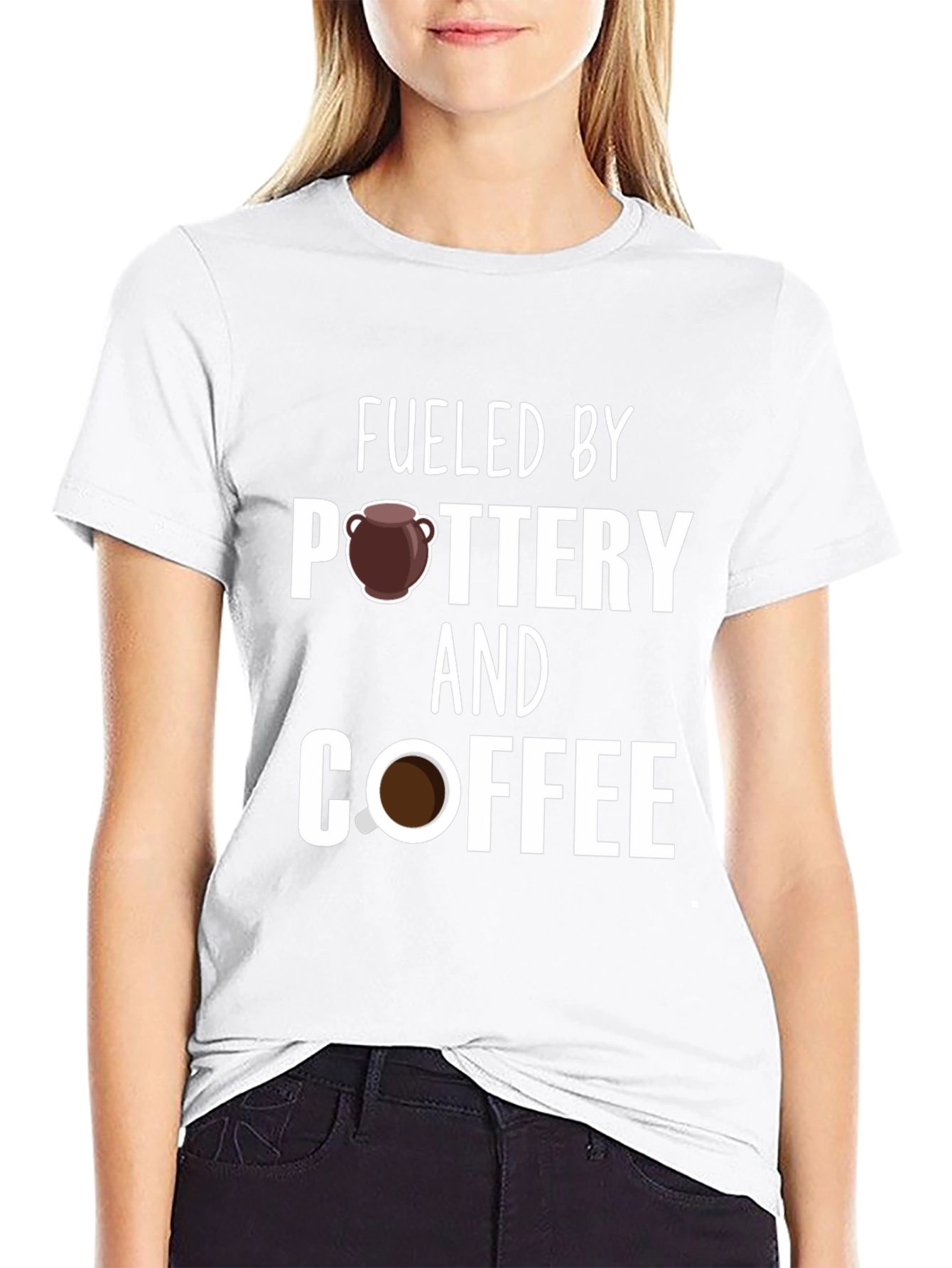 Fueled by Pottery and Coffee T-Shirt
