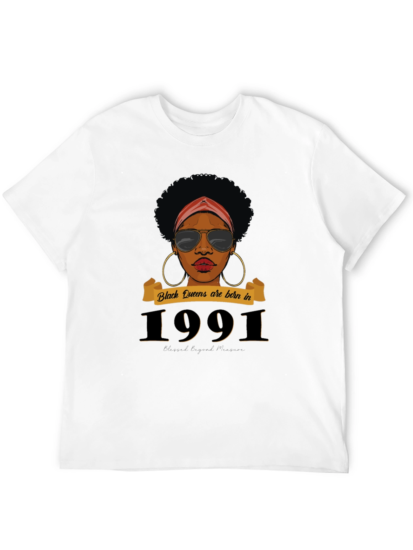 Black Queen 1991 Birthday T-Shirt