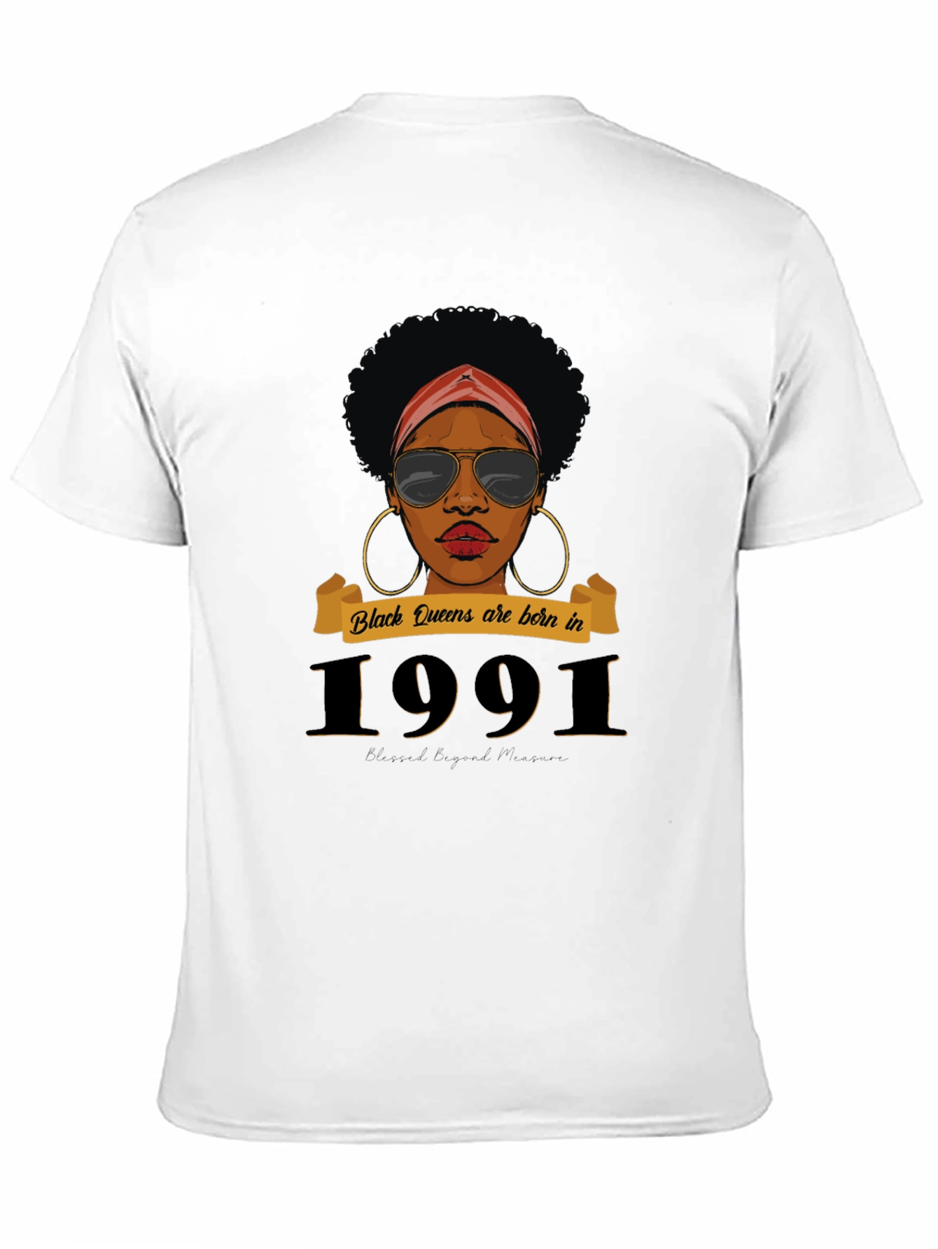 Black Queen 1991 Birthday T-Shirt