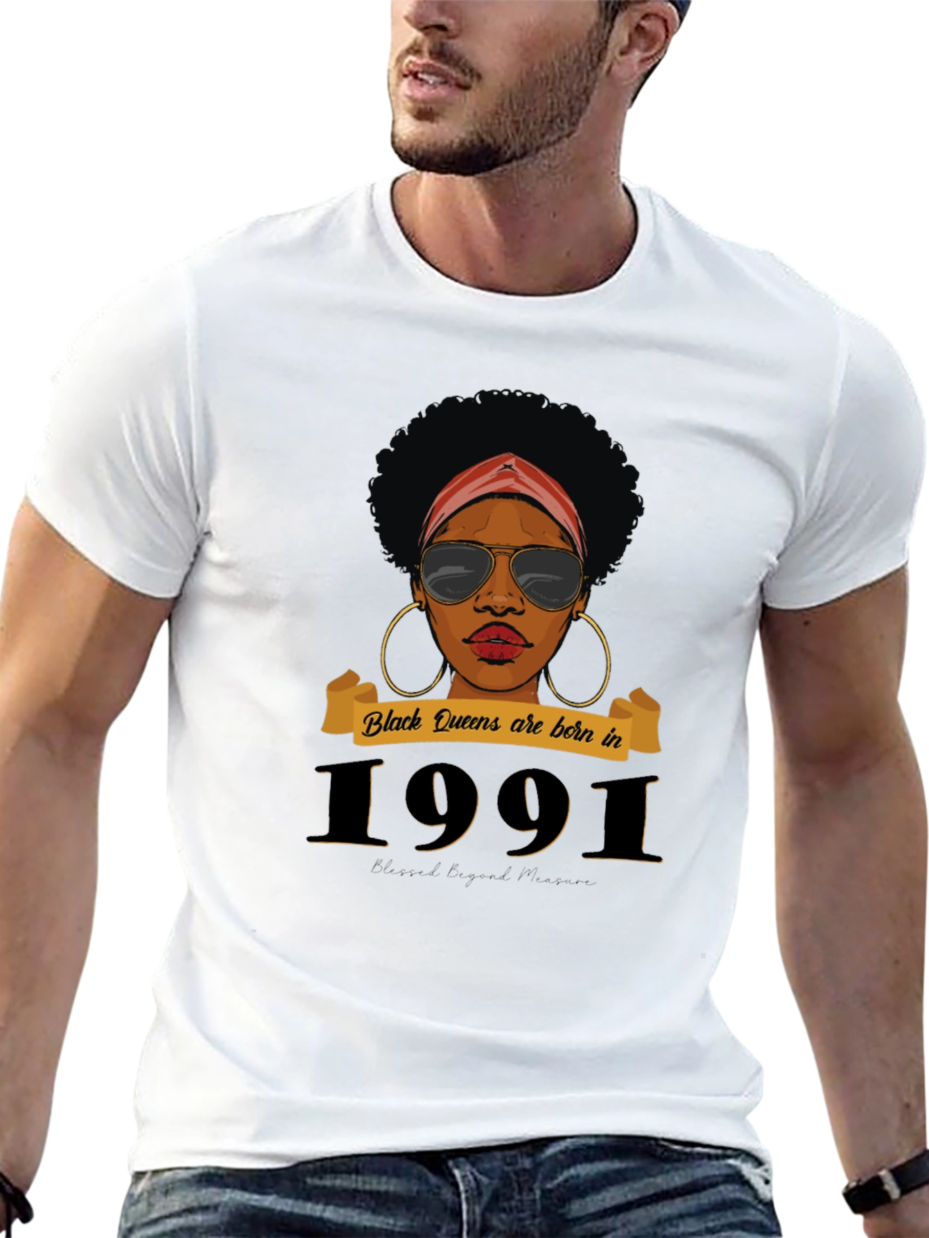 Black Queen 1991 Birthday T-Shirt