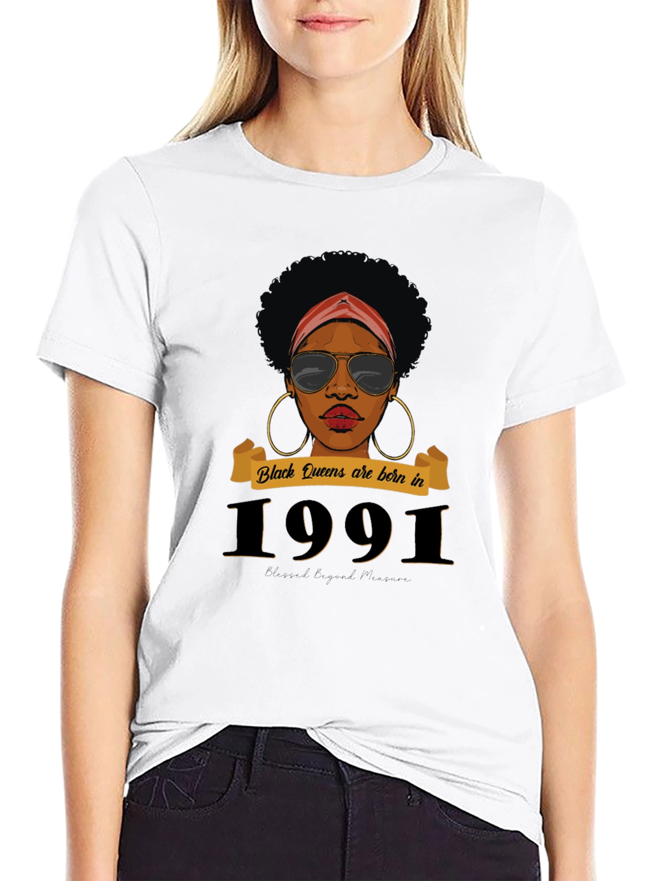 Black Queen 1991 Birthday T-Shirt
