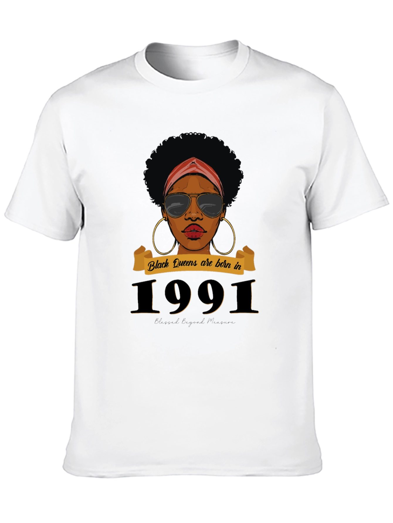 Black Queen 1991 Birthday T-Shirt