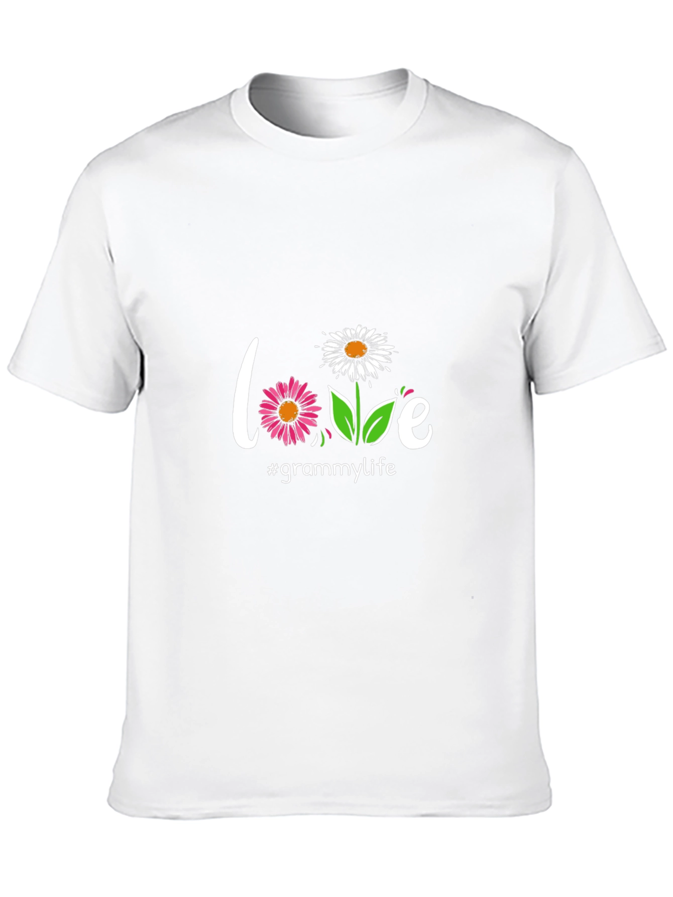 Love Grammy Life Black T-Shirt