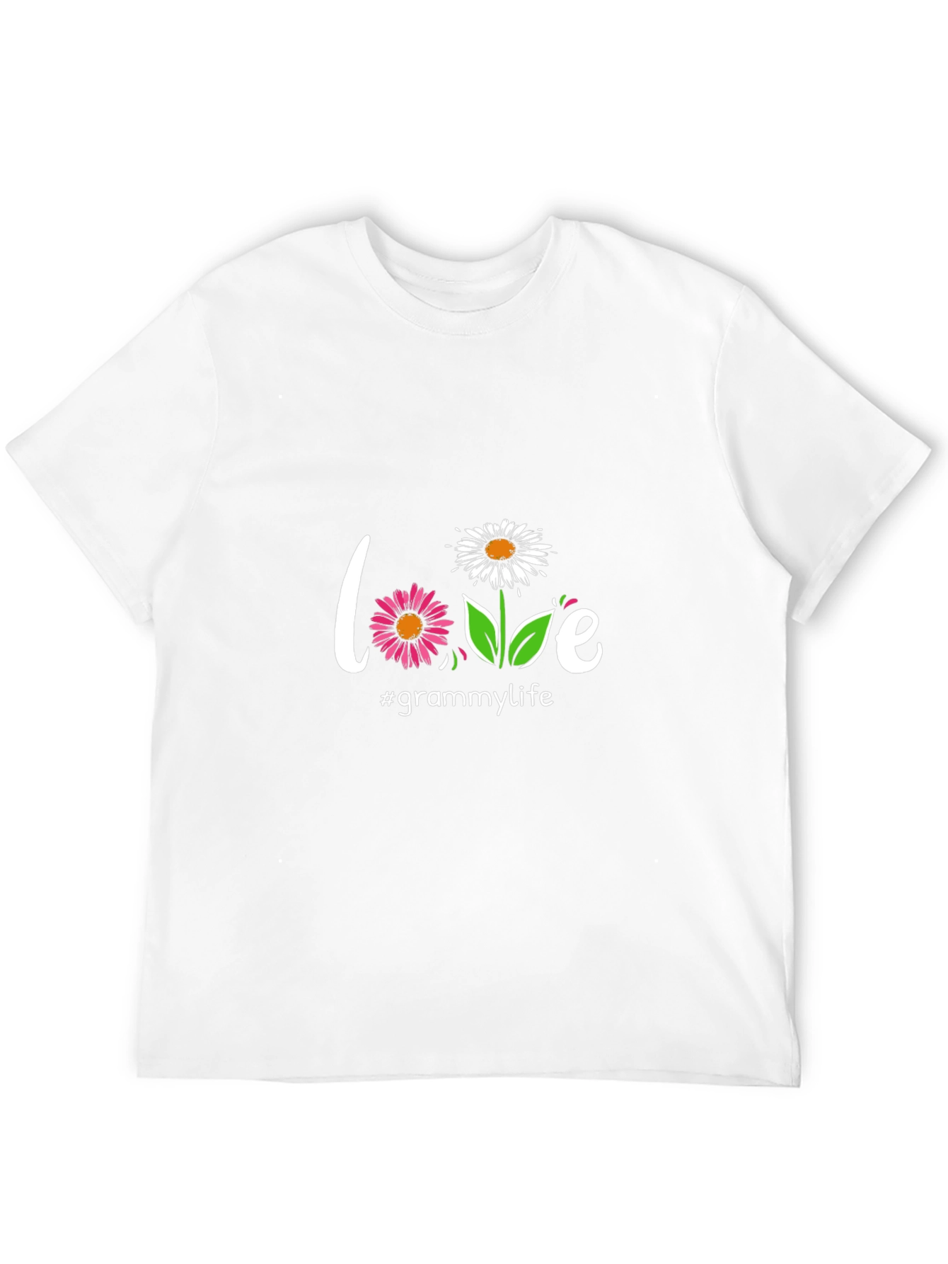 Love Grammy Life Black T-Shirt